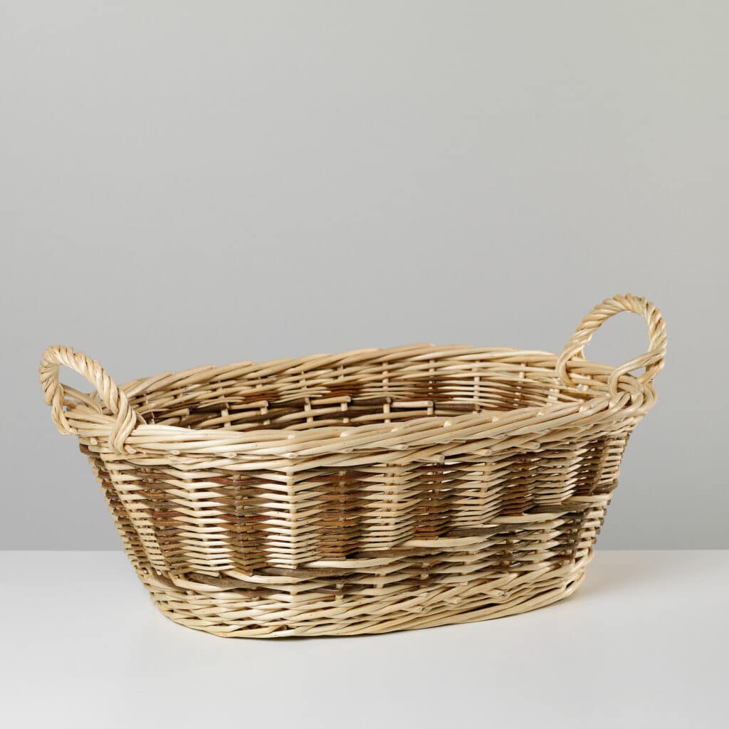 Made in Scotland with Scottish and English Willow Wet Laundry Basket