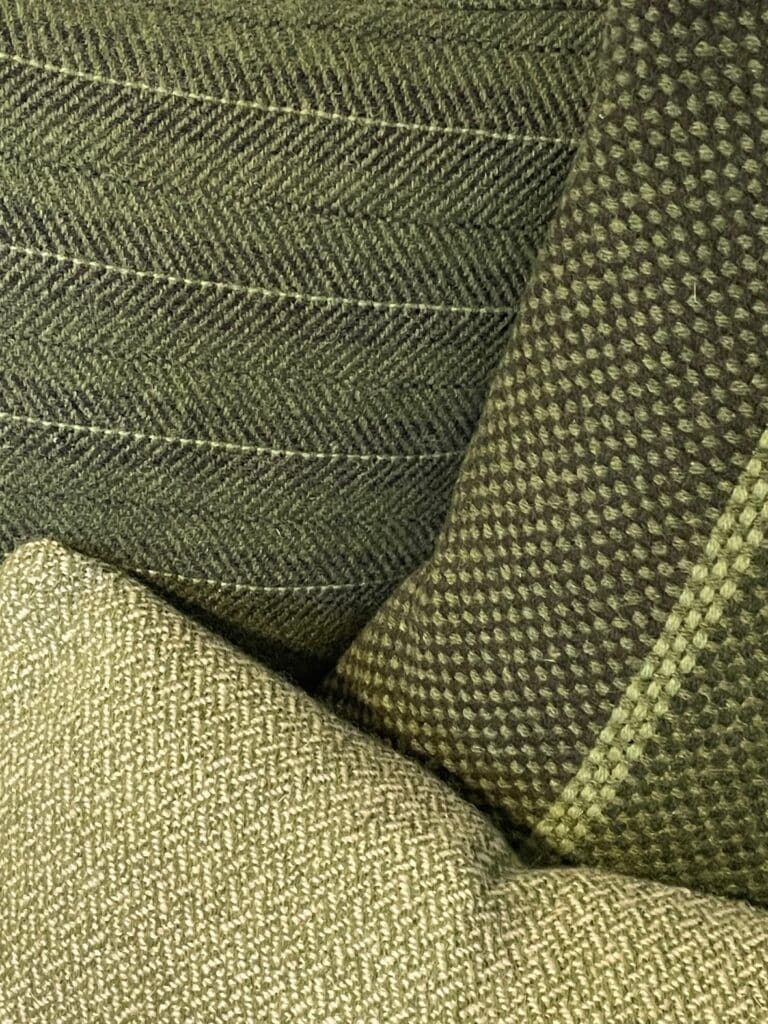 British wool cushions