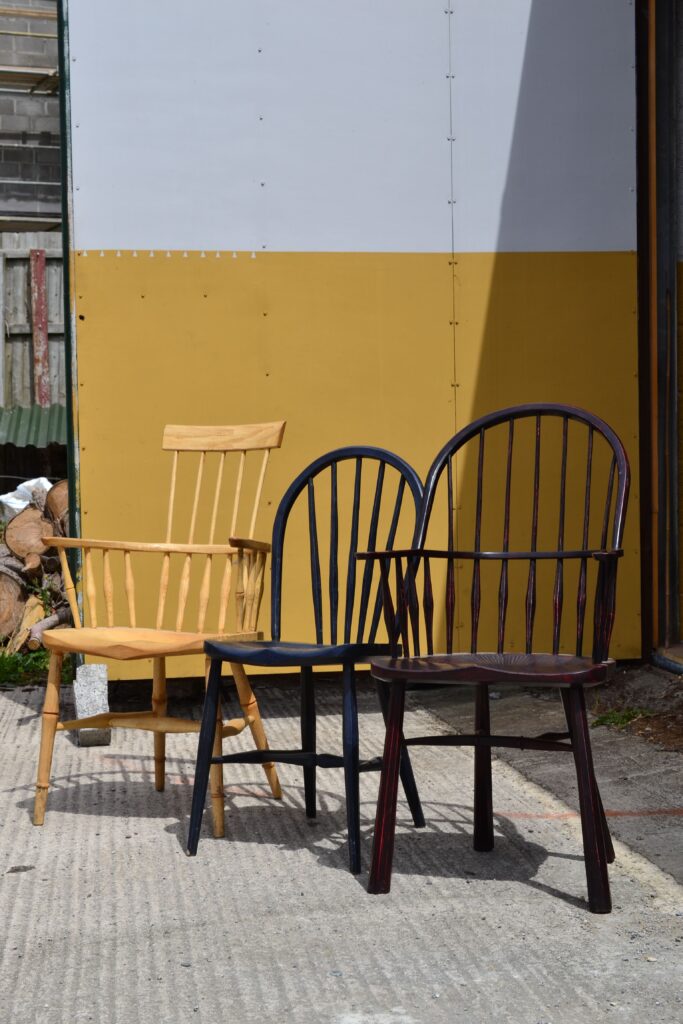Welsh Stick, Dining ,Double Bow Arm Chairs