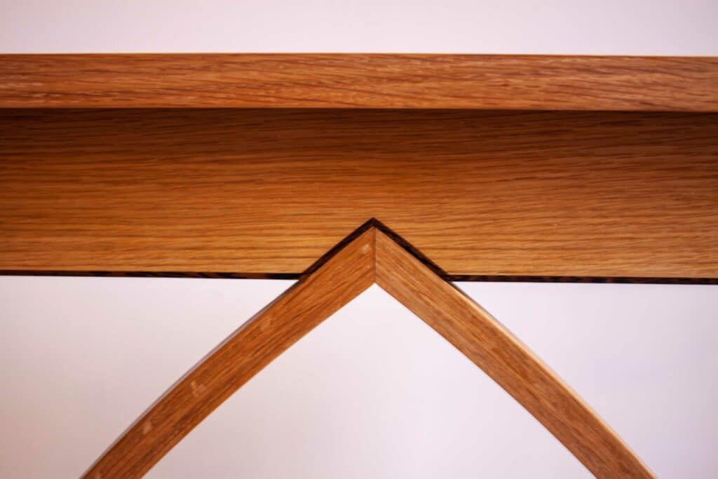 Gothic arched Oak coffee table