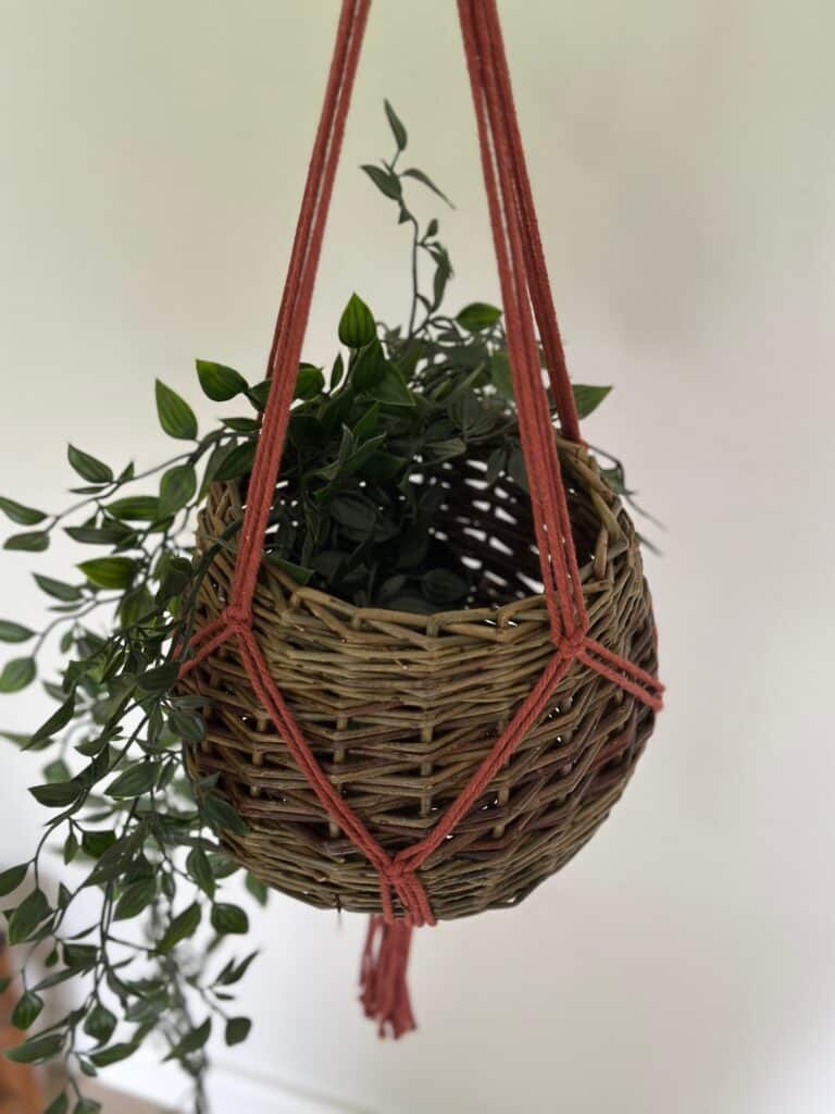 Willow plant pot hanger