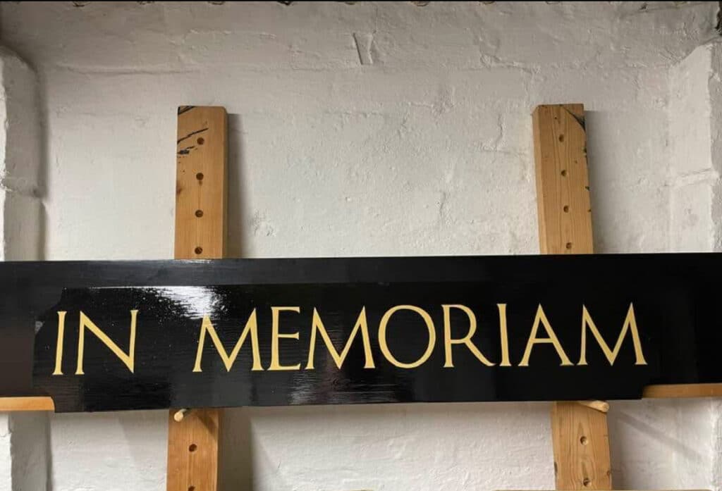 Classic Roman Lettering in my workshop