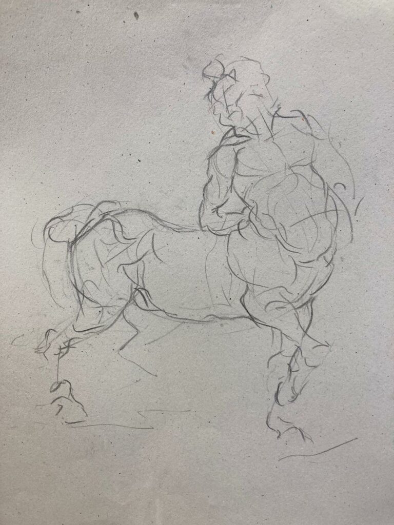 Centaur sketch – Rome