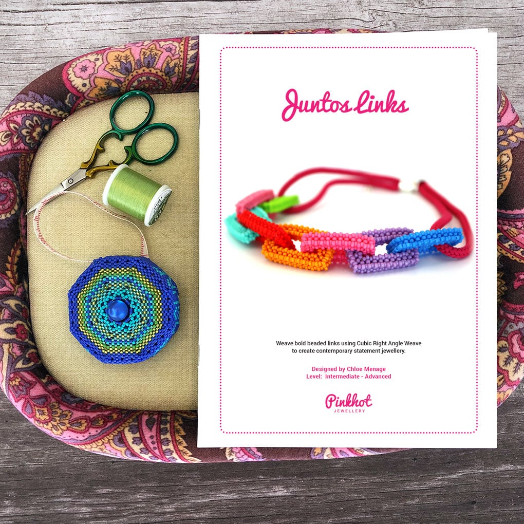 I create beading patterns and tutorials for a range of skill levels, so whether you’re just getting started or an experienced beader you’ll find something for you!