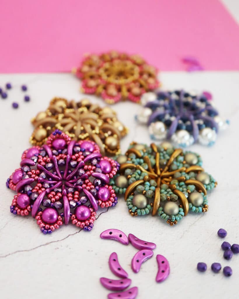 Beading kits and comprehensive tutorials are available.