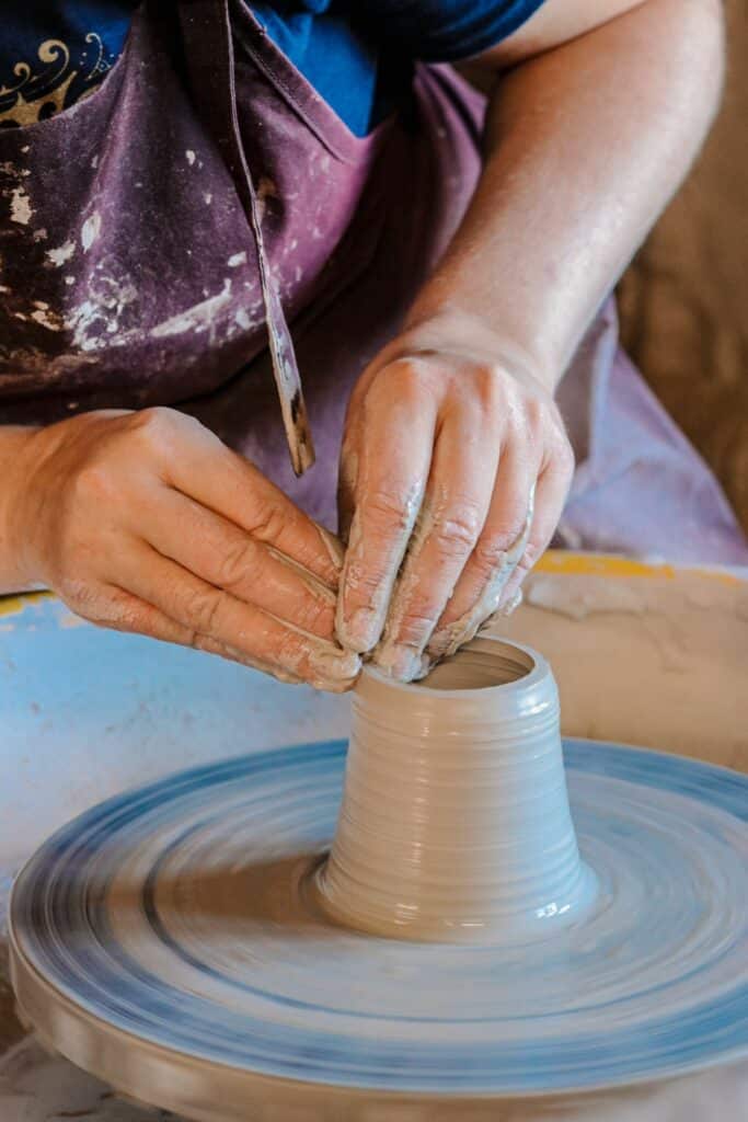 A mug in progress