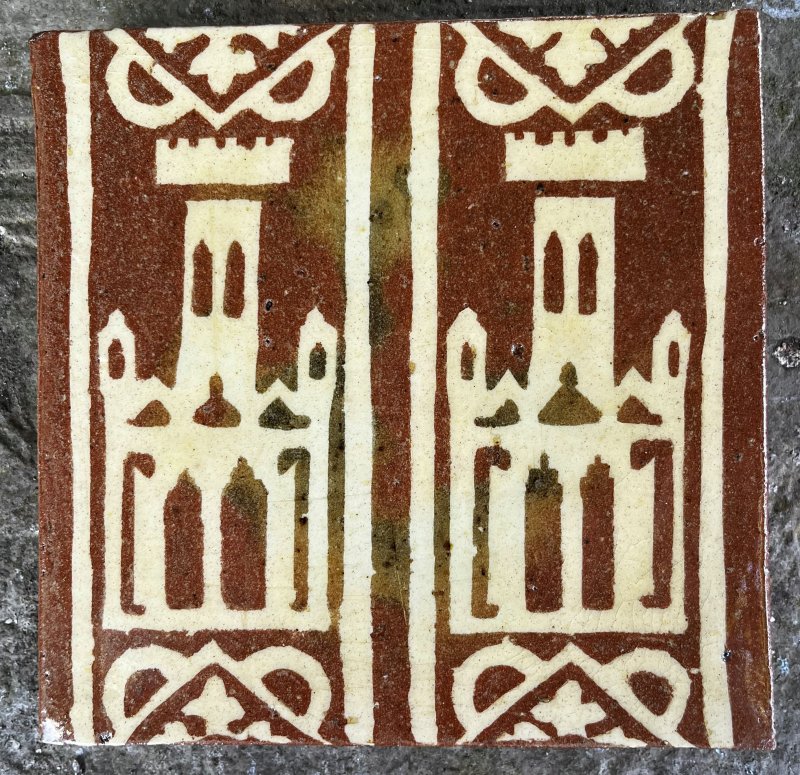 Recreation of ‘Towers tile’ from Titchfield Abbey