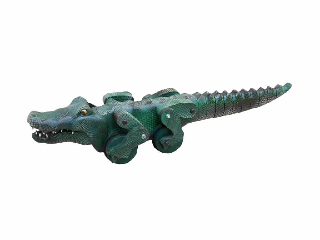 Push pull crocodile toy