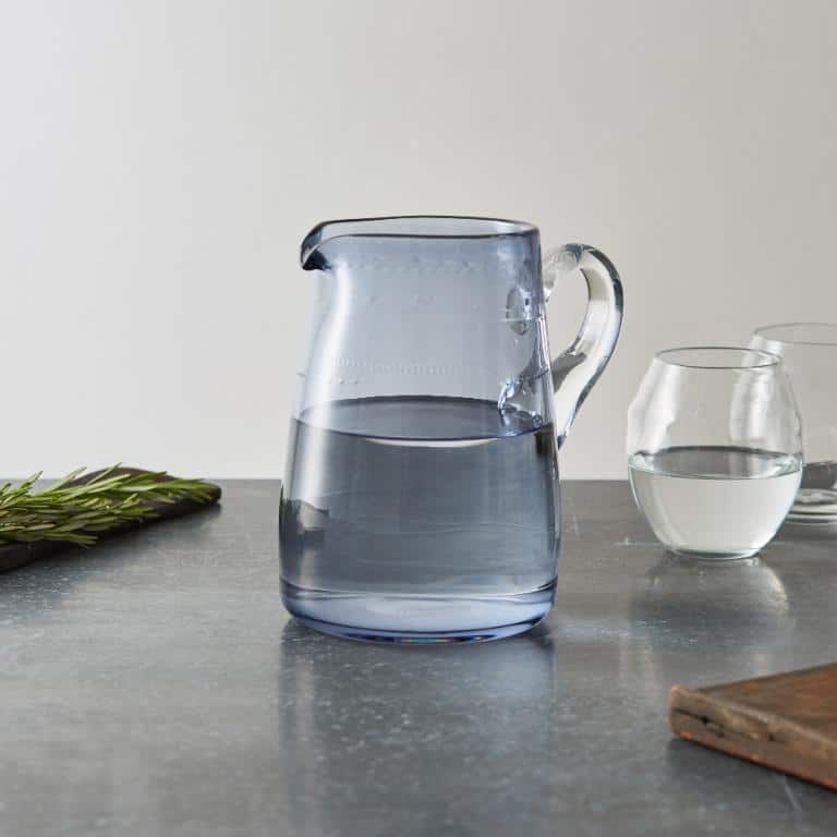 Handblown Glass Summer Pitcher