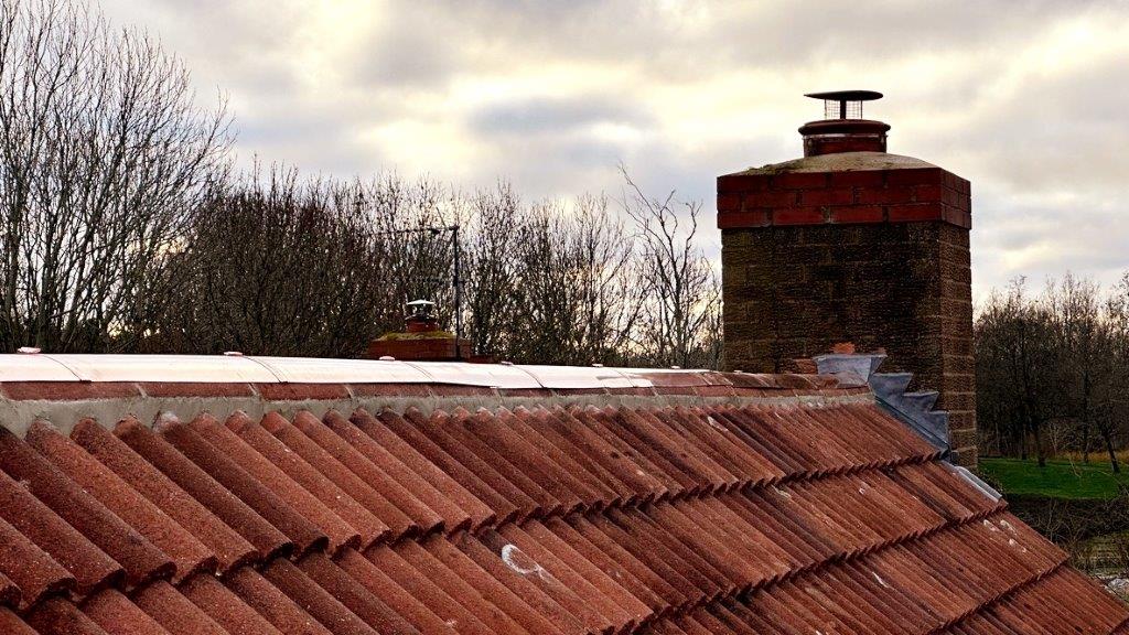 Copper Roof Ridge