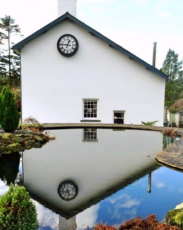 Exterior Clock on house