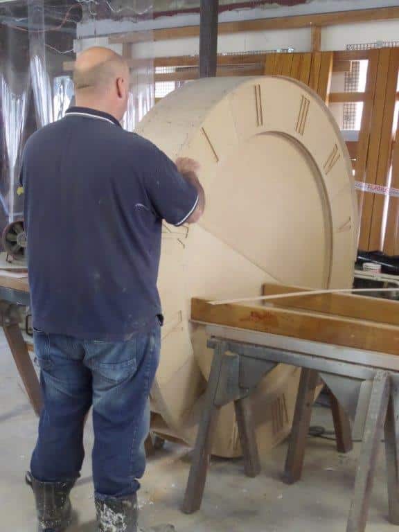 Timber Pattern for Large Clock