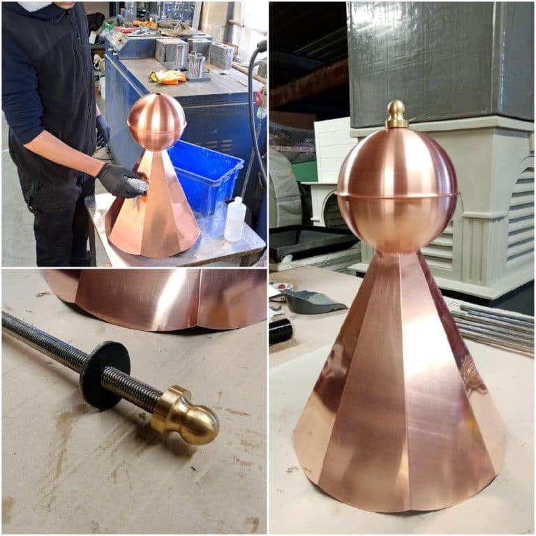 Copper Finial