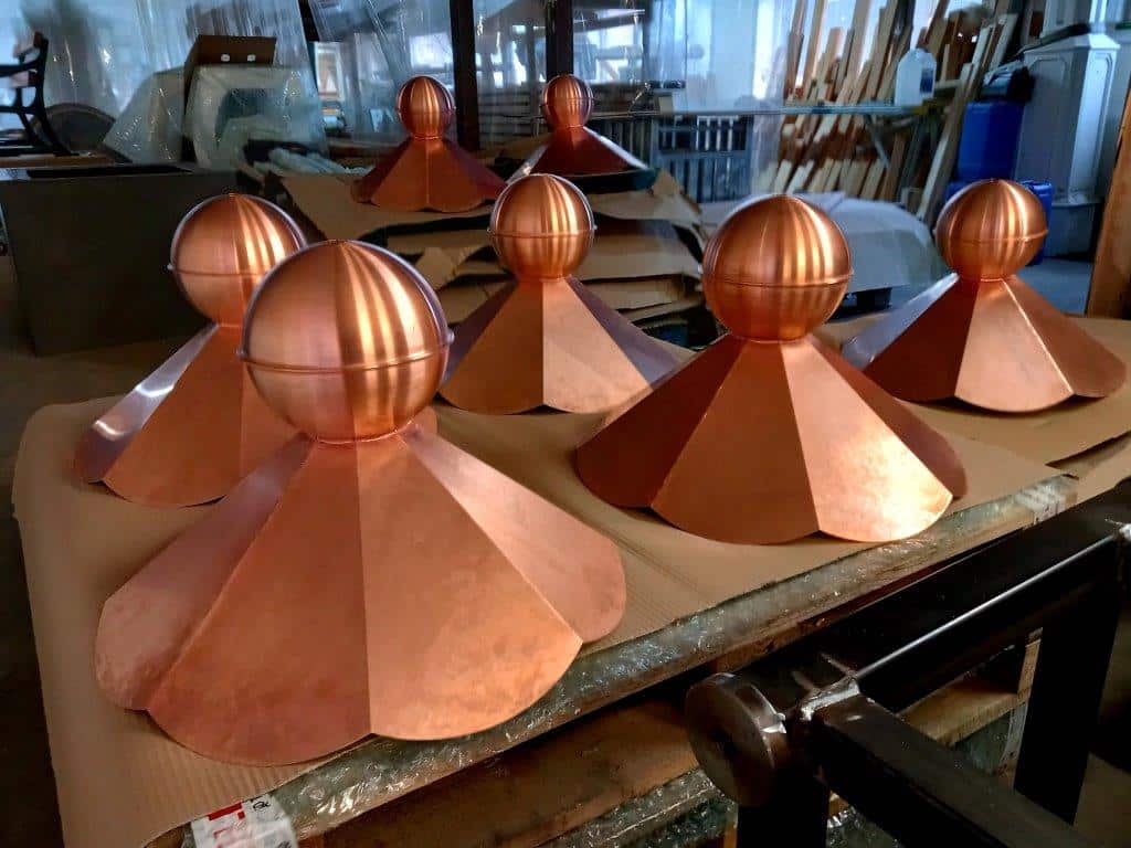 Copper Finials