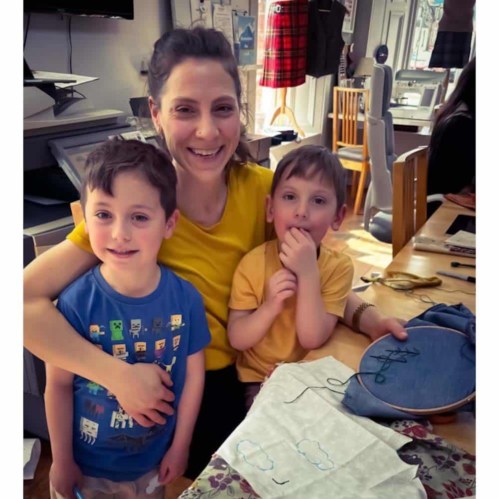 Family-friendly community crafting sustainability project