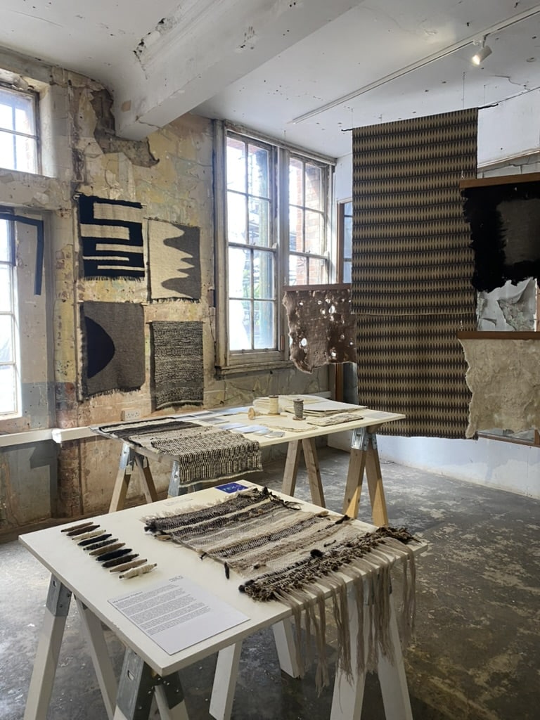 Field to Fabric at the Made to Matter Debut Exhibition, OXO Tower Wharf, London