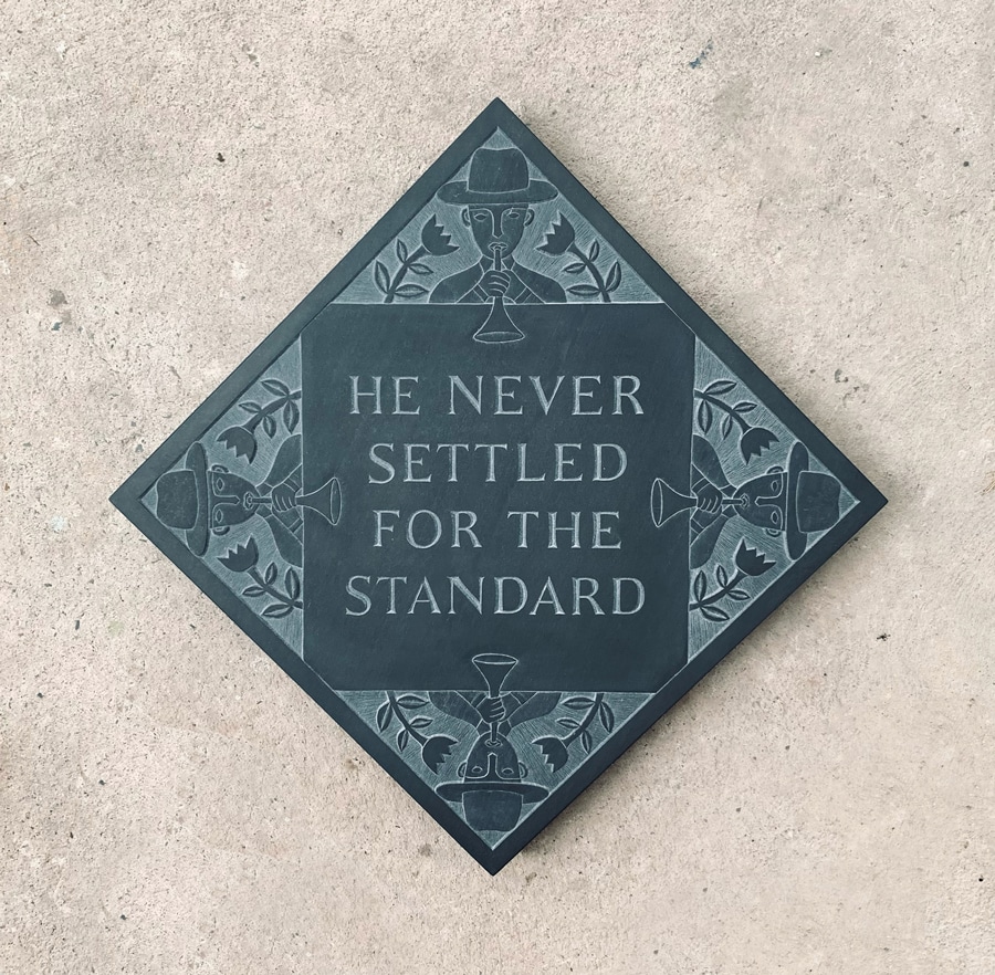 Memorial Stone in Cumbrian Slate