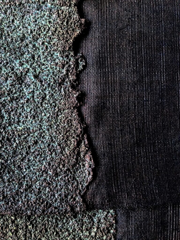‘Encrusted’ (2016) Indigo over pumice