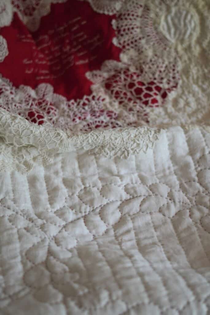 Hand quilted texture