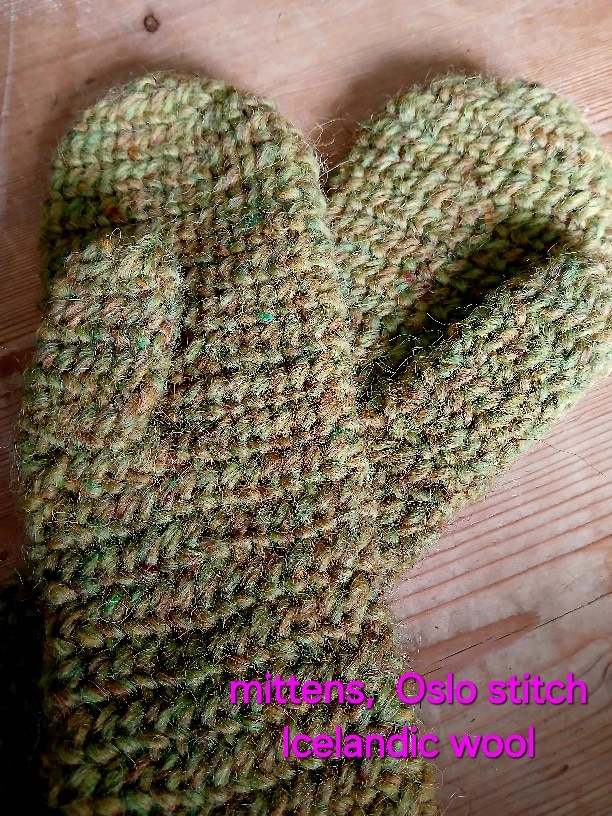 Oslo stitch, Icelandic wool