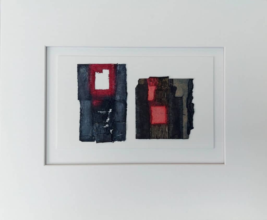 In transition  – Collagraph Plate