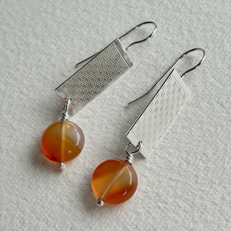 Silver Deco Earrings