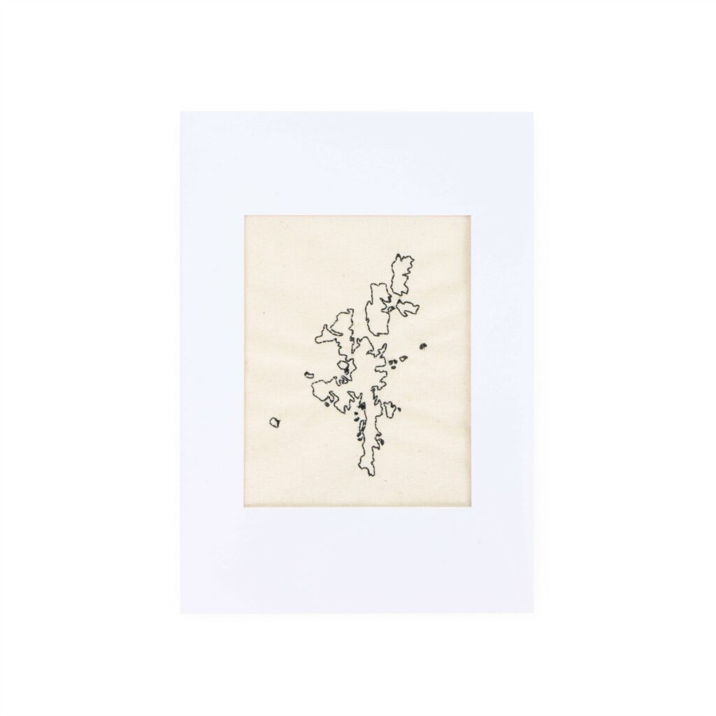Shetland Isle Embroidered Card
