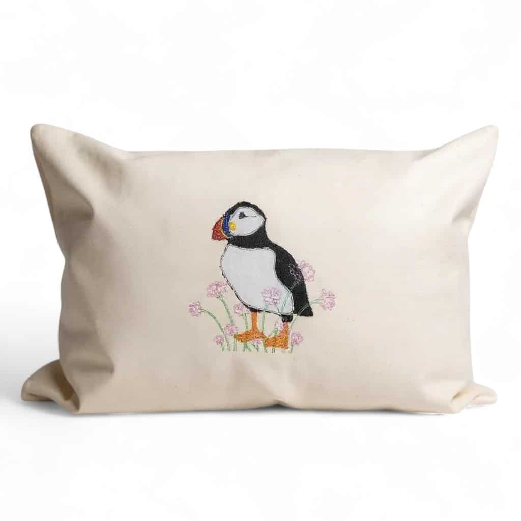 Applique Embroidered Cushion