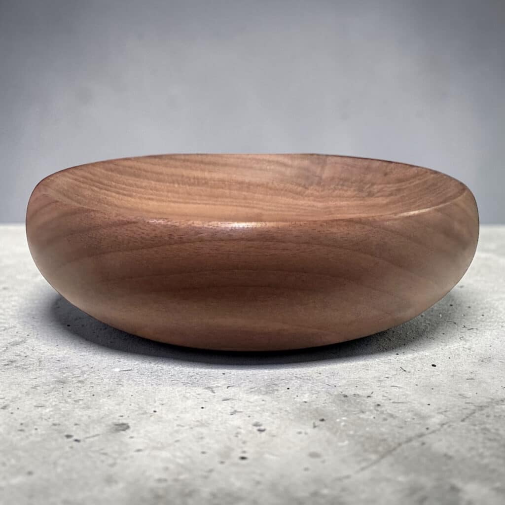 Walnut key bowl