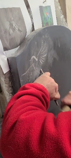 Hand carving