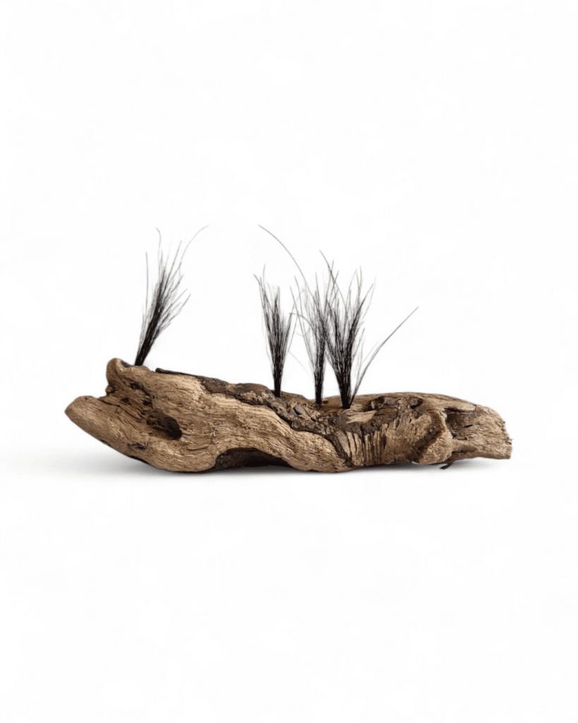 Brush making sculptures