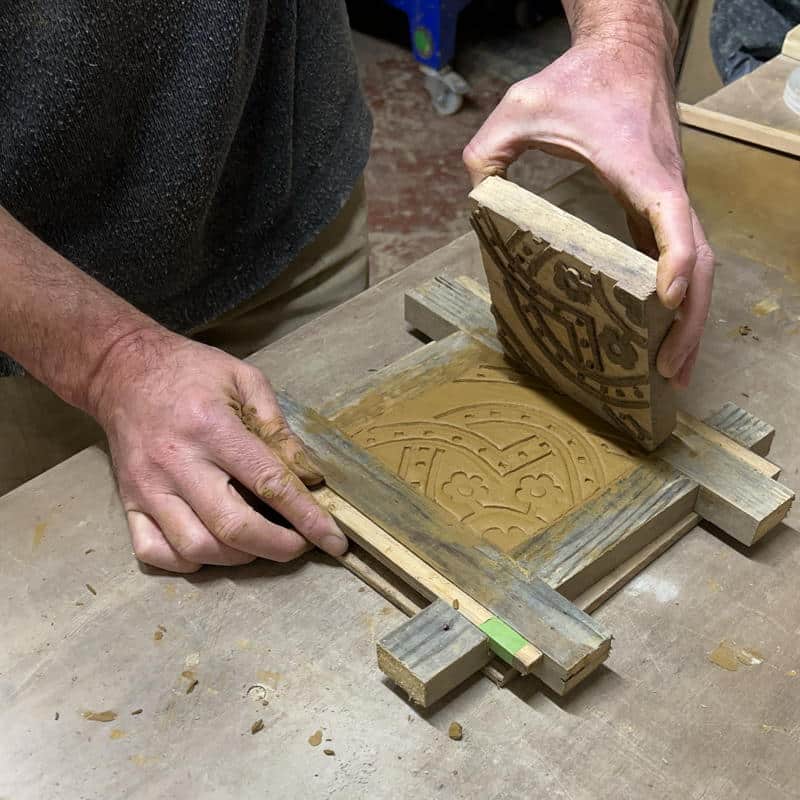 Forming the pattern impression